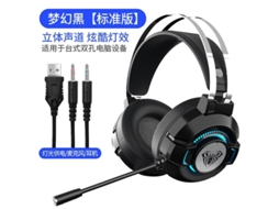 Lurelia Headset Gamer S602 7.1 3,5 Mm Usb Type-c Microfone Preto