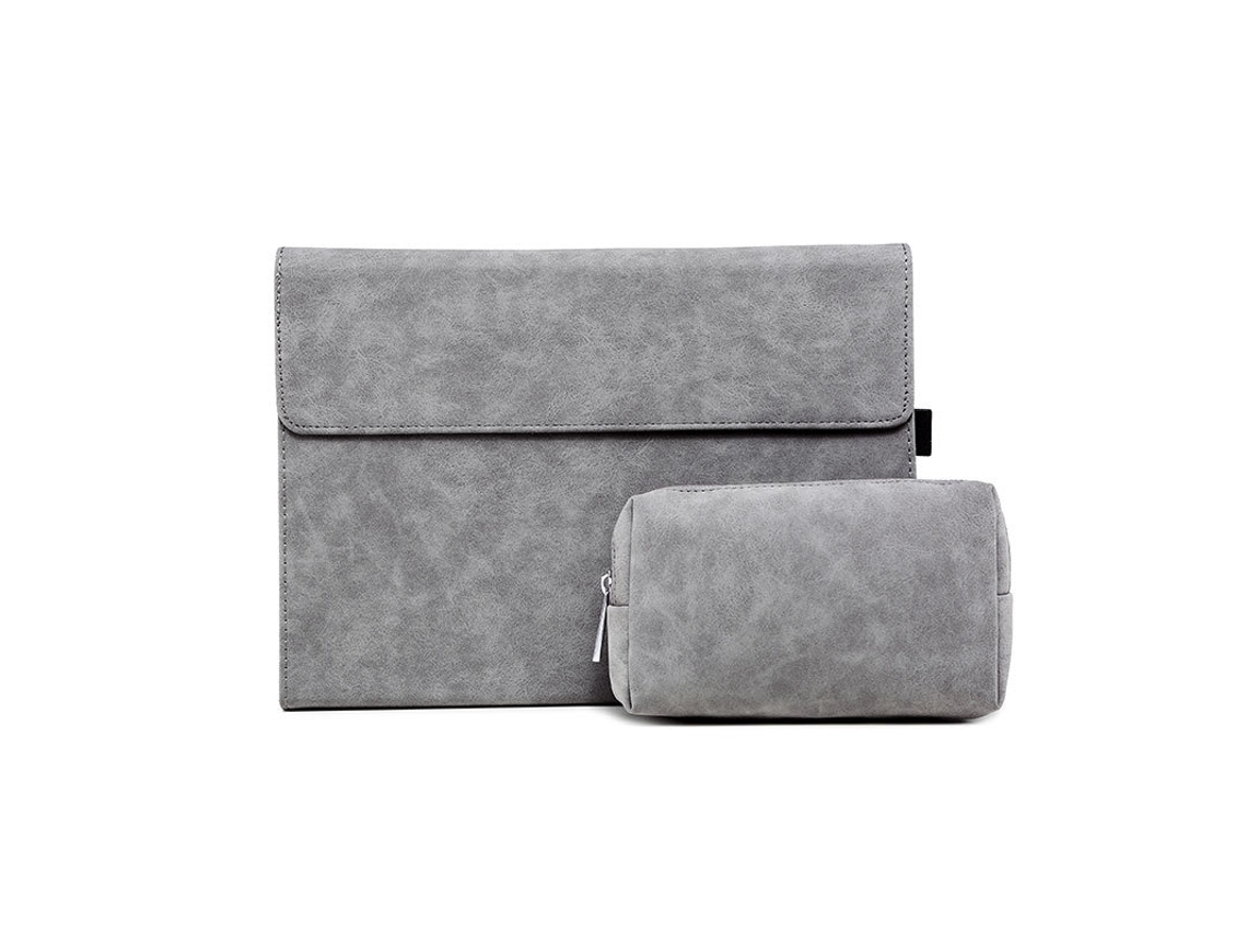 Capa Flip Resistente HEXINYIGJLY para Surface Go2/3/4 antichoque com suporte caneta e Bolsa Cinza