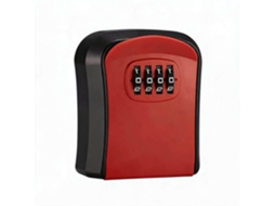 Cofre Chaves CHRUI Segredo 4 Dígitos 8x4x9.5cm (vermelho)