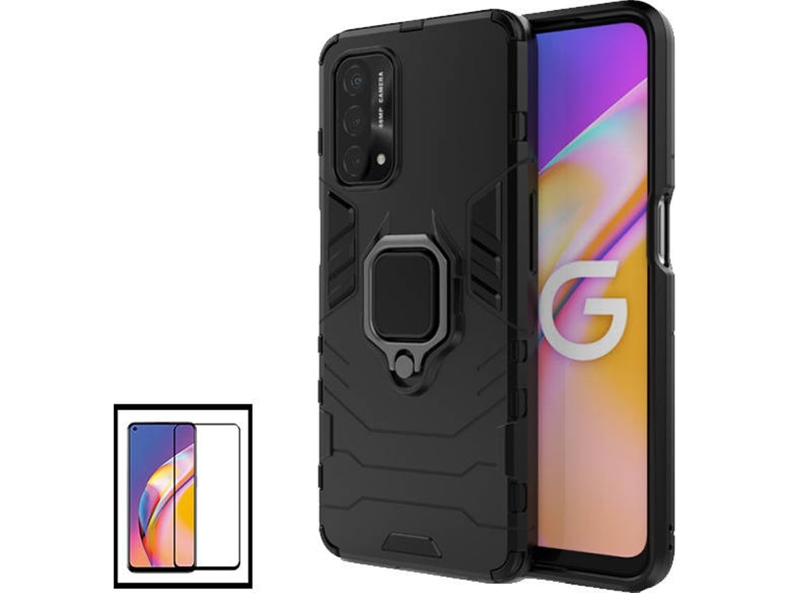 Capa + Película Oppo A74 Military Defender Preto