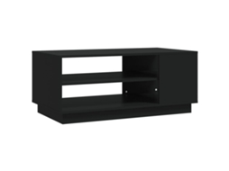 Mesa de centro 102x55x43 cm em aglomerado marrom, exclusiva da MAISON.