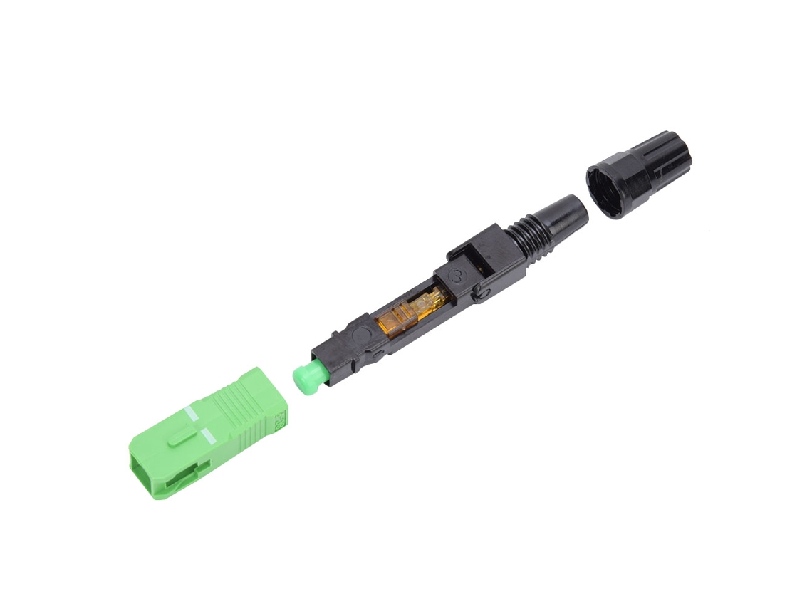 Laxiscreed Conector Rápido De Empalme De Fibra Óptica Sc/apc, Pack De 100 Para Ligação Rápida