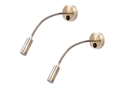 Luminária De Leitura Led Com Pescoço De Cisne,3w,3000 6000k,aplicação De Parede Para Cabeceira,luz Quente Amarela,ângulo De 30°,braço De 30cm Btforus
