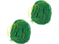 2 Peças de Rede Trepadeira de Náilon Verde, Medindo 1,8 X 1,8 M, para Plantas de Jardim como Frutíferas e Hortaliças CHABERLU
