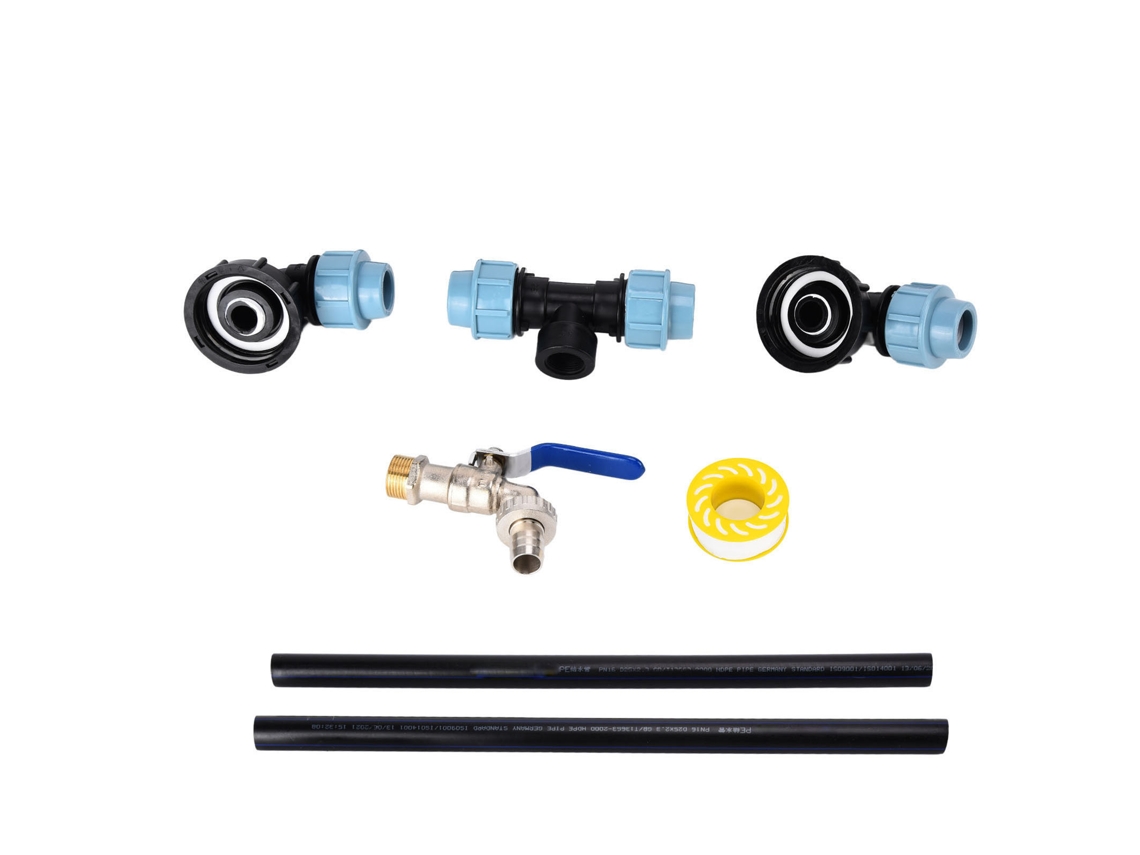 Adaptador Curvo Ibc Para Tanque Com Válvula De Saída
