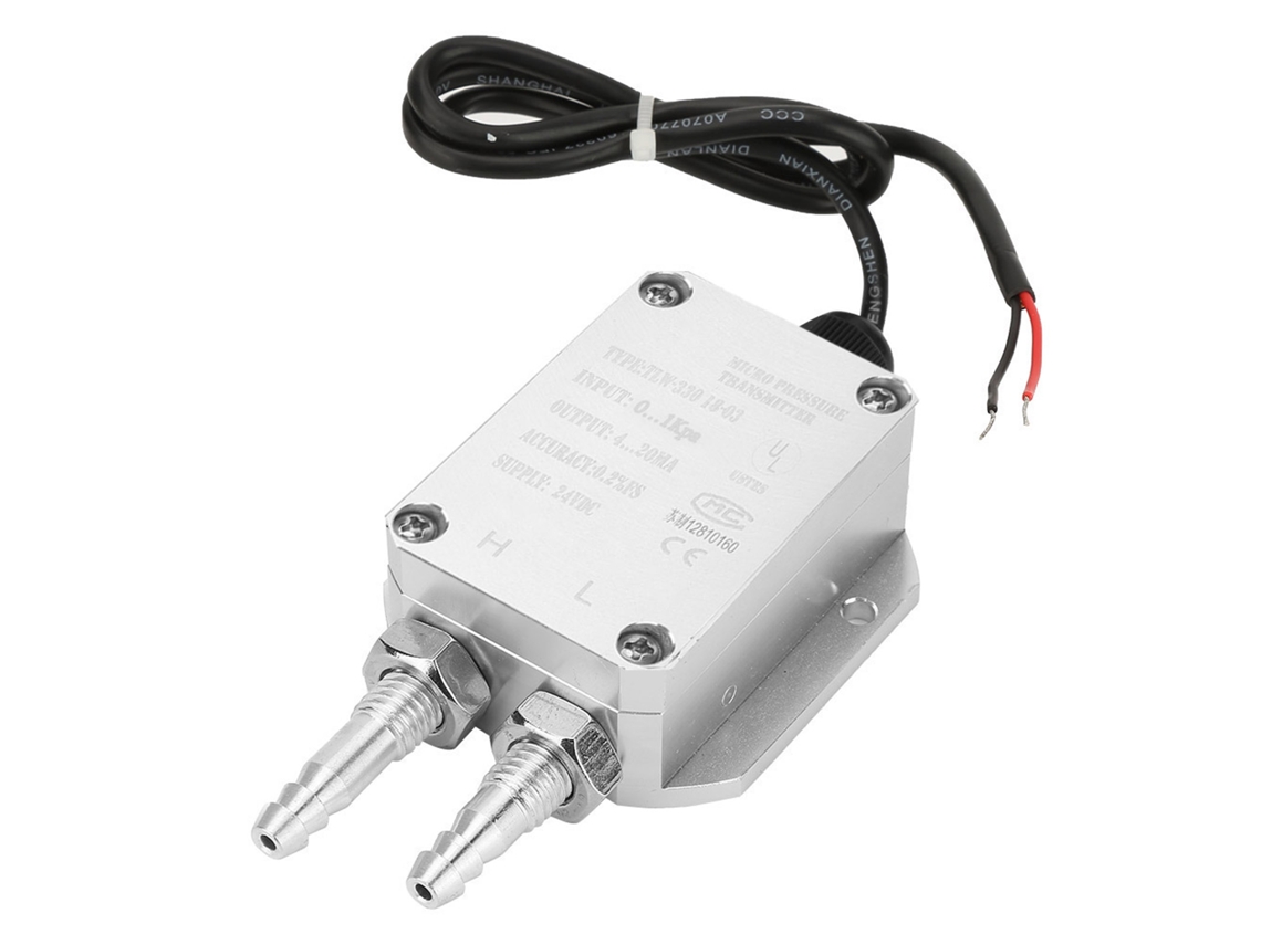 Transmissor De Pressão Diferencial Laxiscreed 4-20ma, Medição De Micropressão 0-1kpa