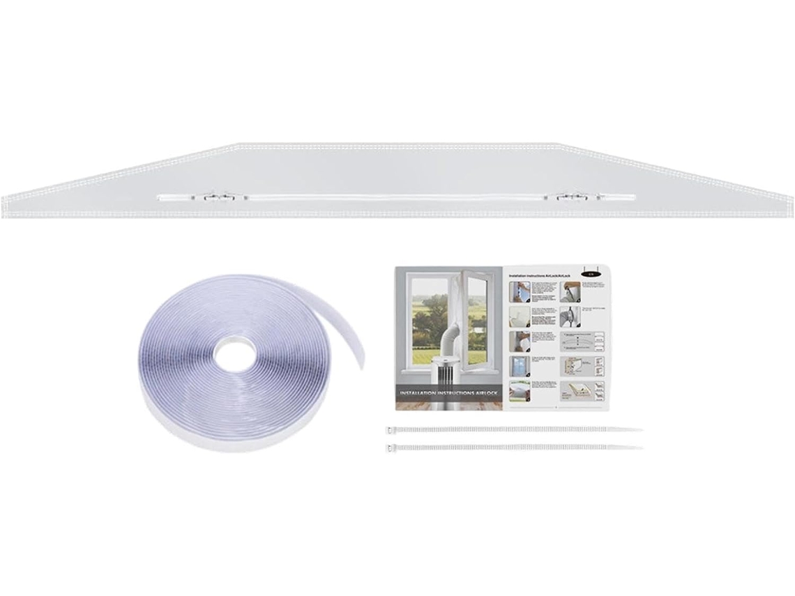 Kit De Vedação Janela Para Ar Condicionado, Conjunto De Isolamento Para Ar Condicionado Com