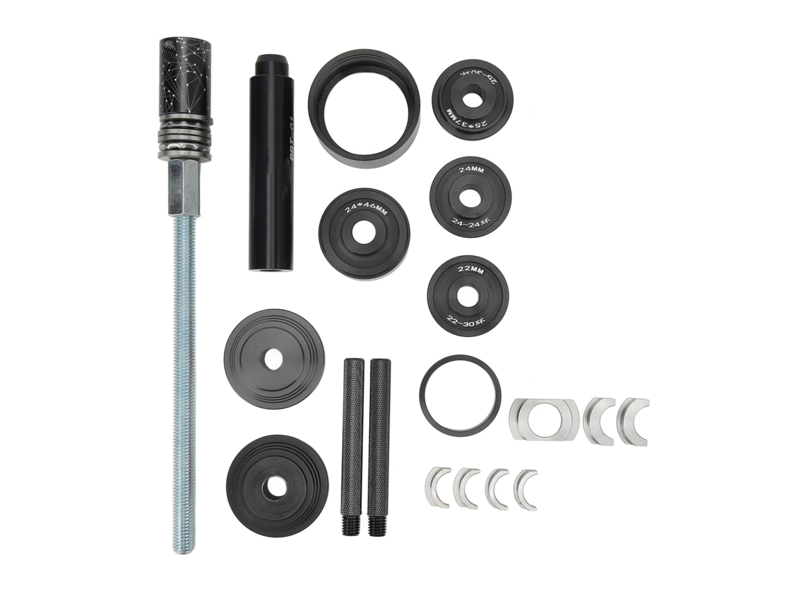 CONJUNTO de Espaçadores Mali Cabeçote 28,6mm, Alumínio, Tampa Superior, Porca Estrela S/MARCA