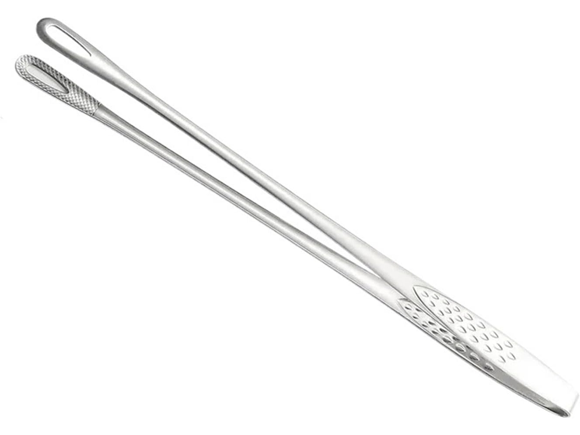 Pinça De Aço Inoxidável Para Churrasco, Reutilizável Para Carne