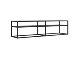Tv Cabinet, Tv Cabinets Vidaxl Preto Vidro (n/a)