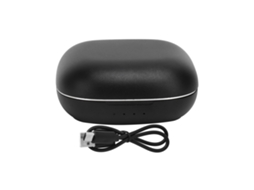 Fone de Ouvido Mali Bluetooth Sem Fio com Redução de Ruído, para Esportes, IOS/Android, Preto