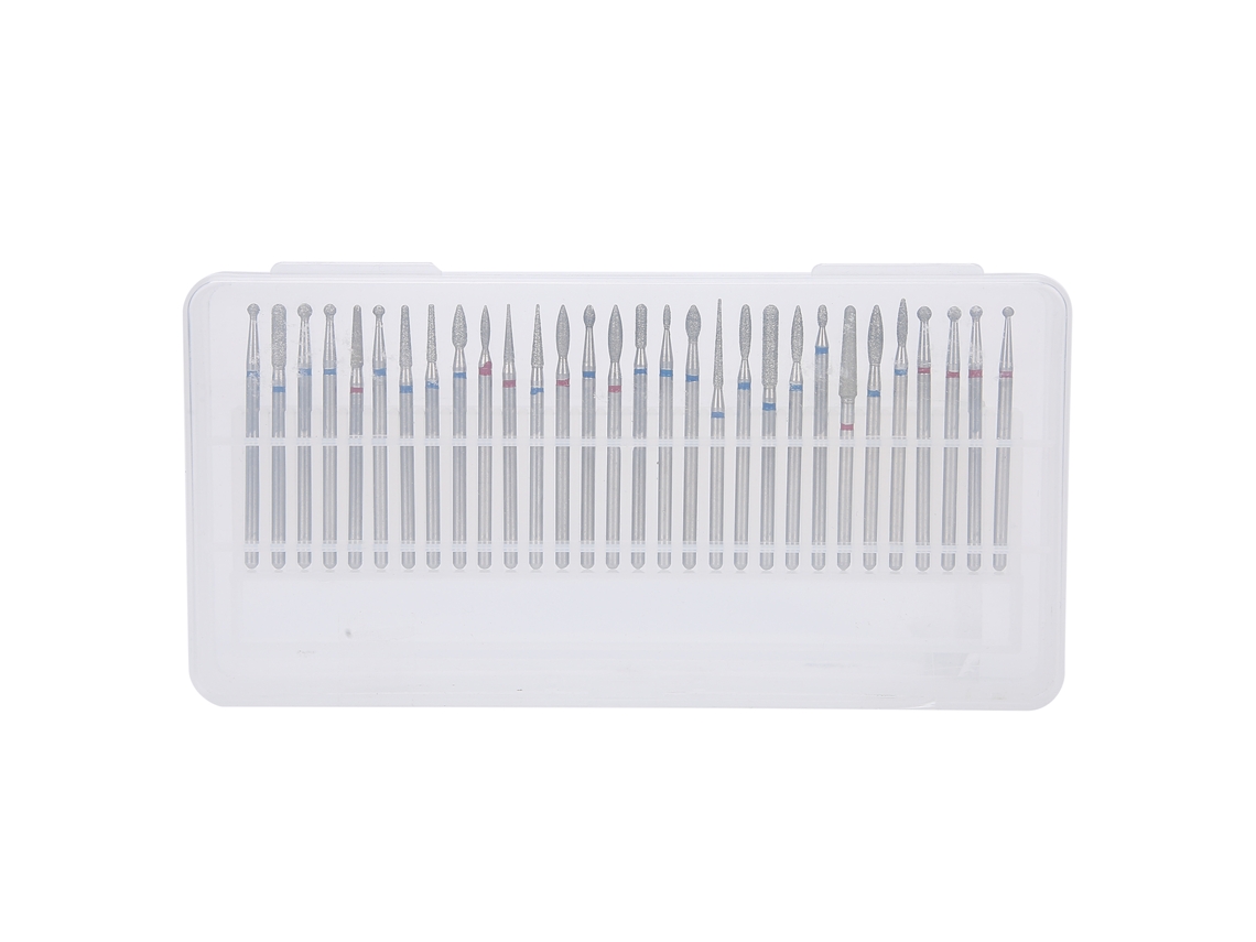 30pcs Brocas De Lixamento Para Unhas Profissionais Acessórios De Manicure Ferramenta De Polimento 2.35mm