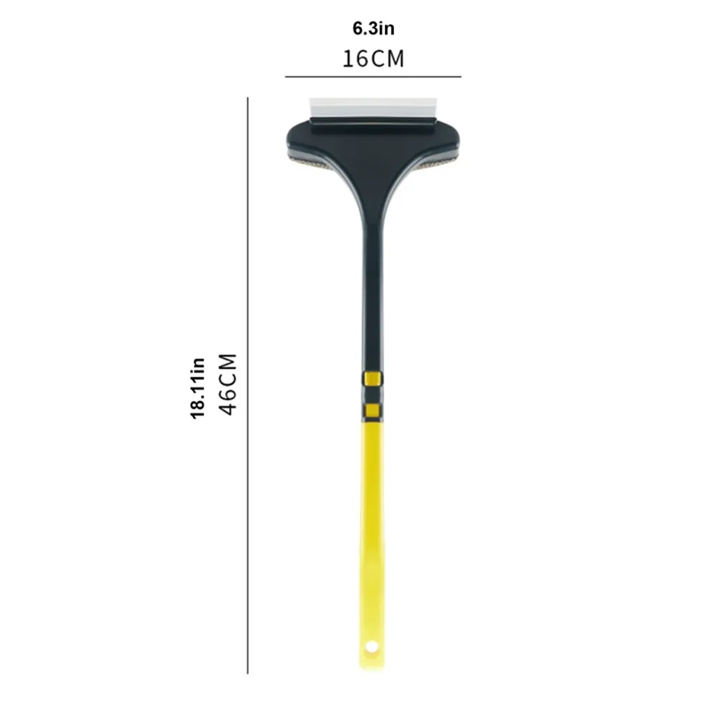 Limpa-vidros E Raspador De Vidros Em Um Só Conjunto, Kit 2 Em 1 Para Limpeza De Janelas, Limpa-vidros Para Box E Vidros Amarelados