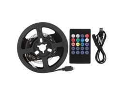 Rebe-cinta De Luz Usb Com Controle Remoto Rgb Mudança De Cor Iluminação Decoração Para Ktv Bar