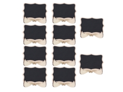 10pcs Pizarra Mini de Madeira com Mensagem para Casamento Festa | S/MARCA