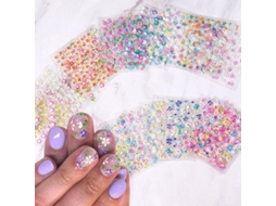 30 Folhas de Adesivos de Unhas com Flores, Autoadesivos, Decoração para Unhas de Acrílico Cute