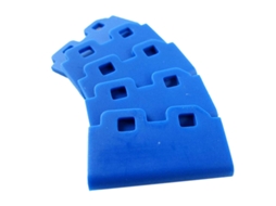 Conjunto de 10 Lâminas de Borracha para Limpeza com Solvente BRILVIBERA
