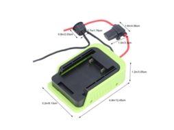 Laxiscreed Conector De Bateria Dock Power Para 40v 30a Com Terminais E Fusível