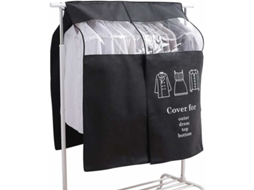Lurelia Capa Para Roupa, Antipoeira, Com Fecho, Transparente, Para Vestidos E Casacos, 90 X 110 Cm, Transporte Prático