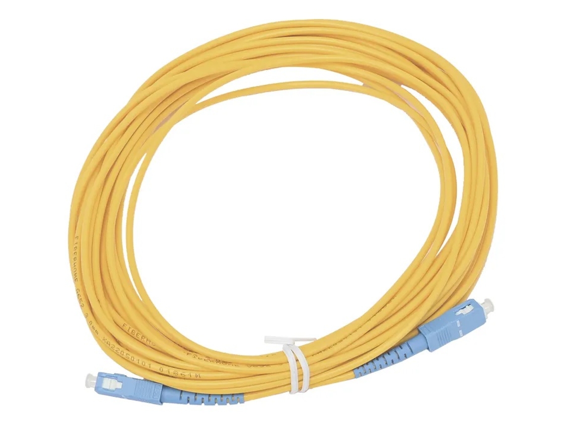 Lurelia Jumper De Fibra Óptica Monomodo Sc/upc 10 M, Cabo Reforçado Para Rede