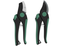 Conjunto De Ferramentas De Jardinagem, 2 Peças, Ferramentas De Jardinagem De Metal Com Tesoura De Poda, Verde E Preto.