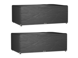 Vidaxl Capas P/ Mobília Jardim 2 Pcs 12 Ilhós 213x132x75 Cm Retangular