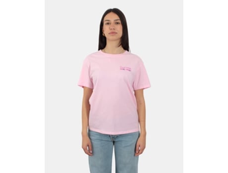 T-shirt De Mulher Mc2 Saint Barth Girocollo In Mare Rosa (xl)