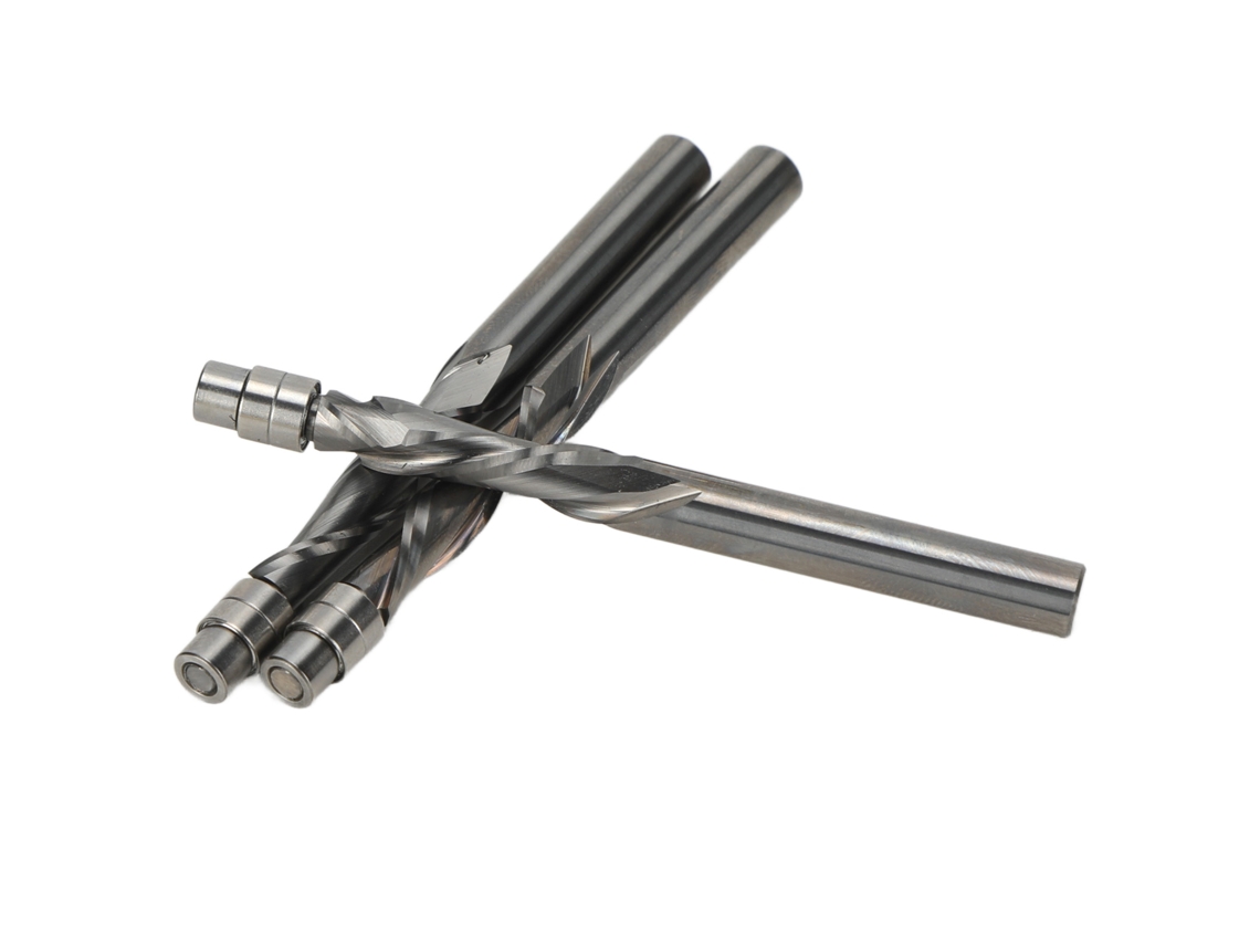 Conjunto De Cabeças De Fresagem Espiral Laxiscreed Com Haste De 1/4" Em Aço Tungstênio Para Fresadoras