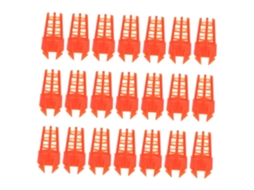 Conjunto De 30 Gaiolas Protetoras De Plástico Laranja Para Abelhas Rainhas, Leves.