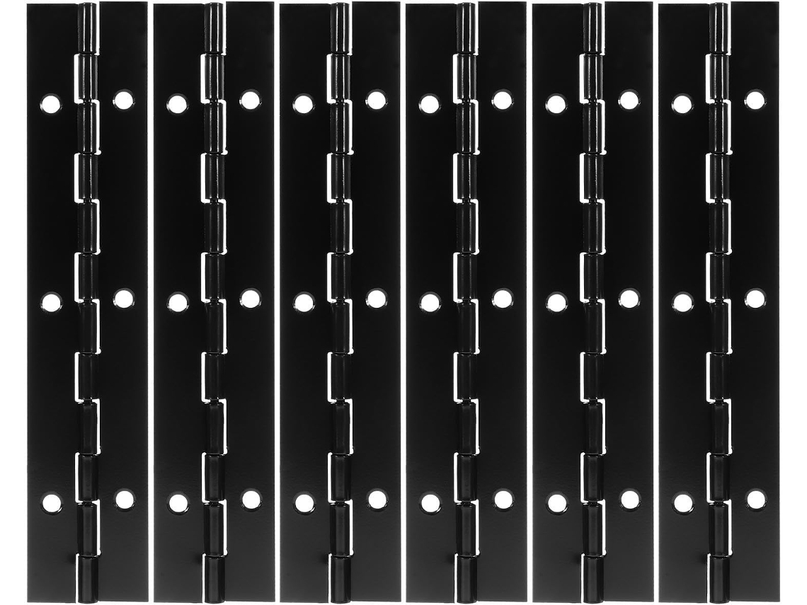 Orfofe Conjunto De 6 Dobradiças Ferro Reforçado Para Piano, Com Alta Capacidade De Carga E Fácil Instalação Para