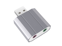 Placa de Som Externa Usb Compatível com Desktops, Laptops e Ps4 EOOCOO (sem Driver, Liquidação)