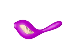 Vibrador De Suco 2 Em 1 Com Vibrao De 10 Frequncias E Suco De 3 Frequncias (roxo) Yizhood