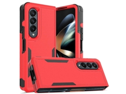 Capa Para Samsung Galaxy Z Fold4 2 Em 1 Em Pc + Tpu À Prova De Choque