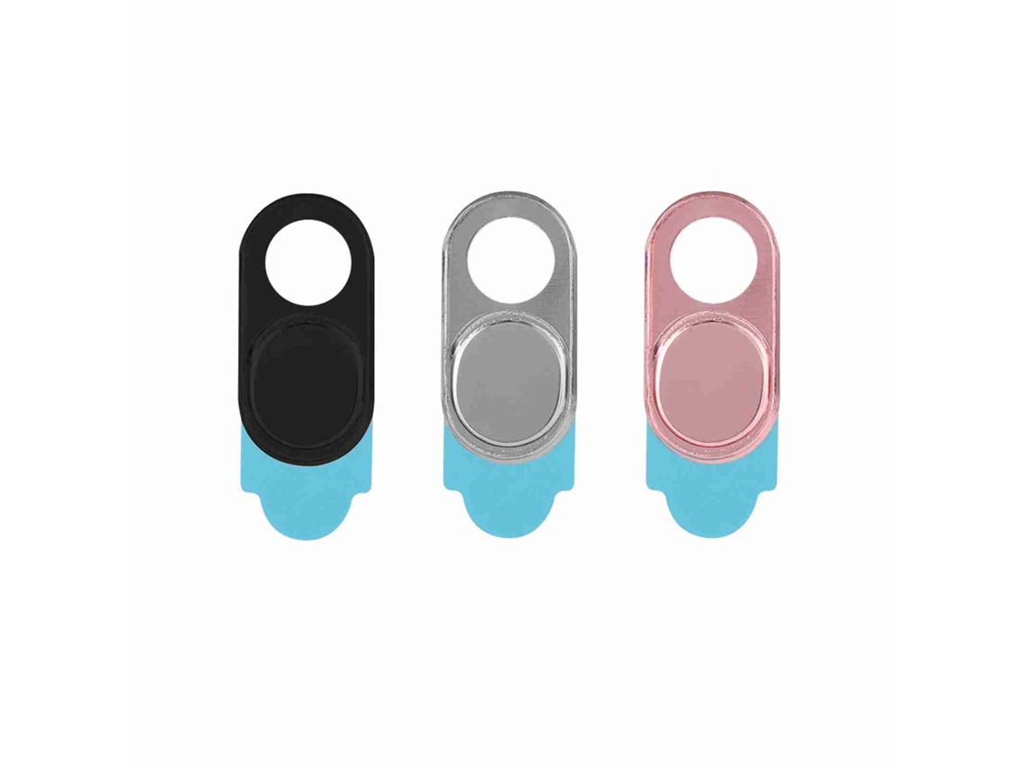 3pcs Capa De Lente De Metal Para Câmera Protetor De Privacidade Adesivo Para Smartphones Tablets (misturado)