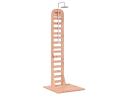 Conjunto 1 Chuveiro Externo Vidaxl Castanho Douglas Maciço (75 X 76 X 223 Cm)