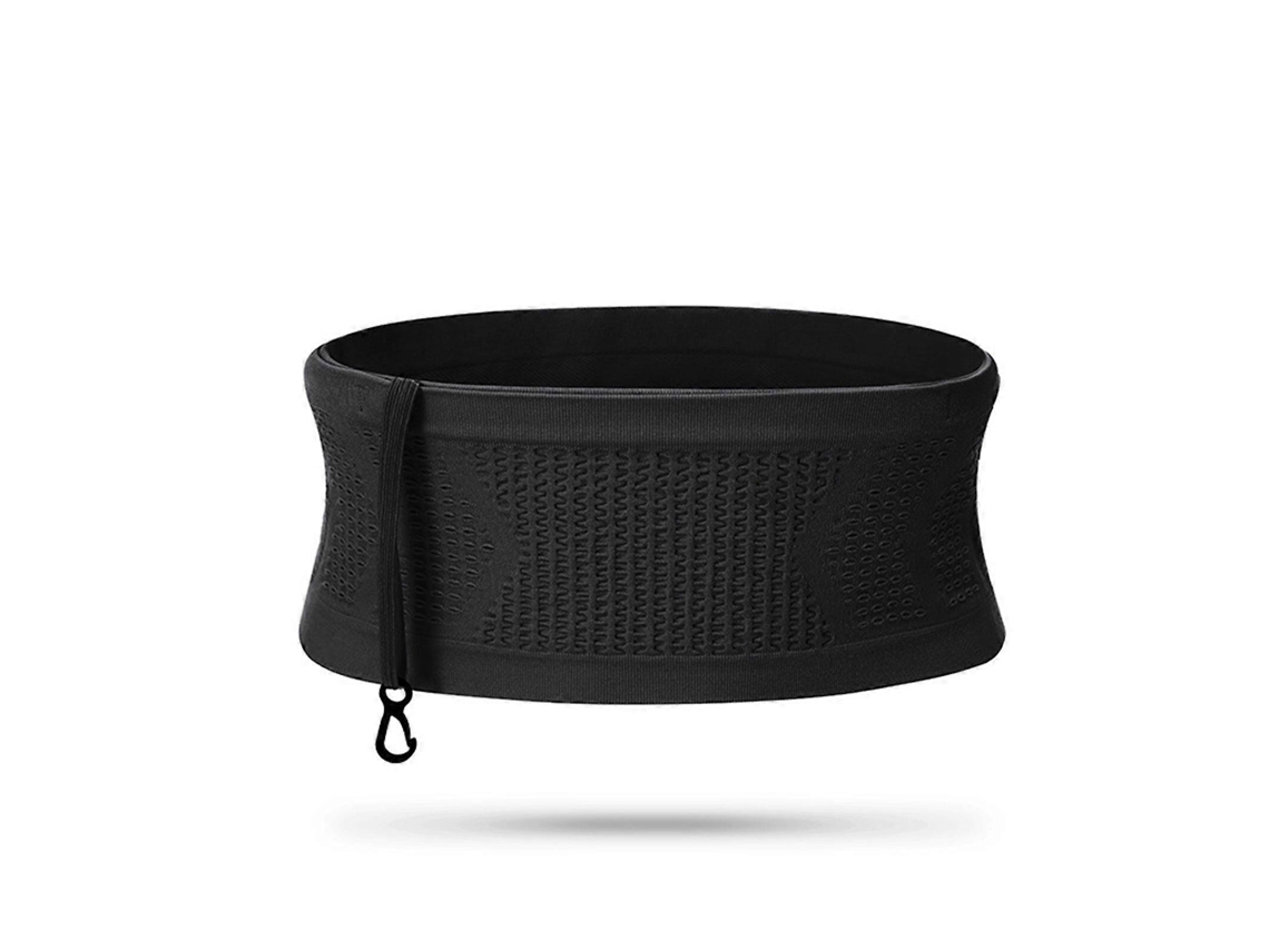 Pochete Esportiva, Ajustável, Grande Capacidade, Corrida, Cor Preta AQUAFORGE