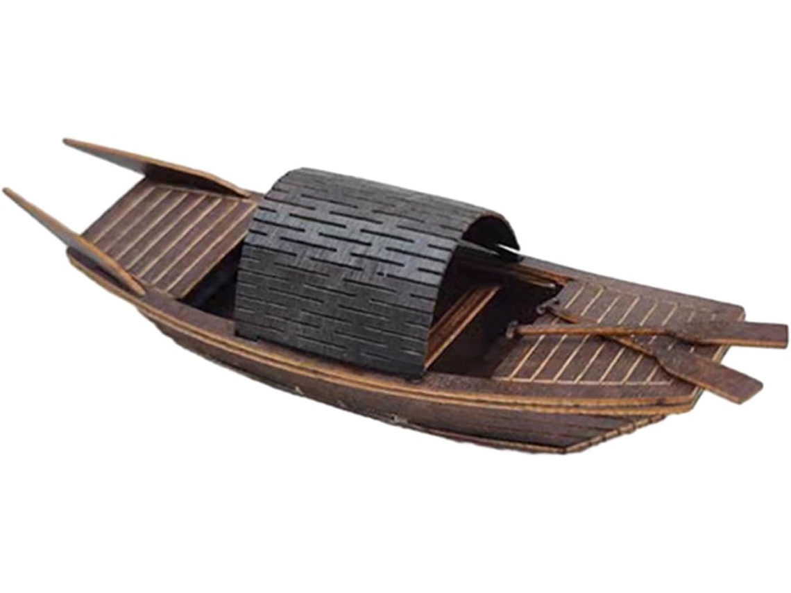 Decoração De Bateau Chinois Wupeng, Estátua De Bois, Modelo De Bateau, Ornamentos Para Mesa De Escritório,