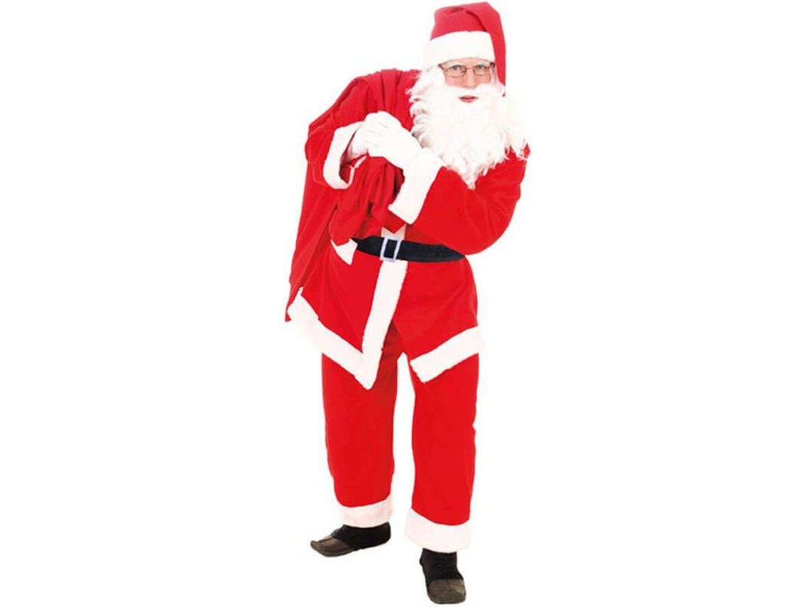 Fato de Homem DISFRAZZES Pai Natal Veludo (Tam: Tamanho Único)