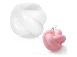 Molde De Silicona 3d Cúbico Esfera Para Velas Jabón Pasteles Chocolates Reutilizable