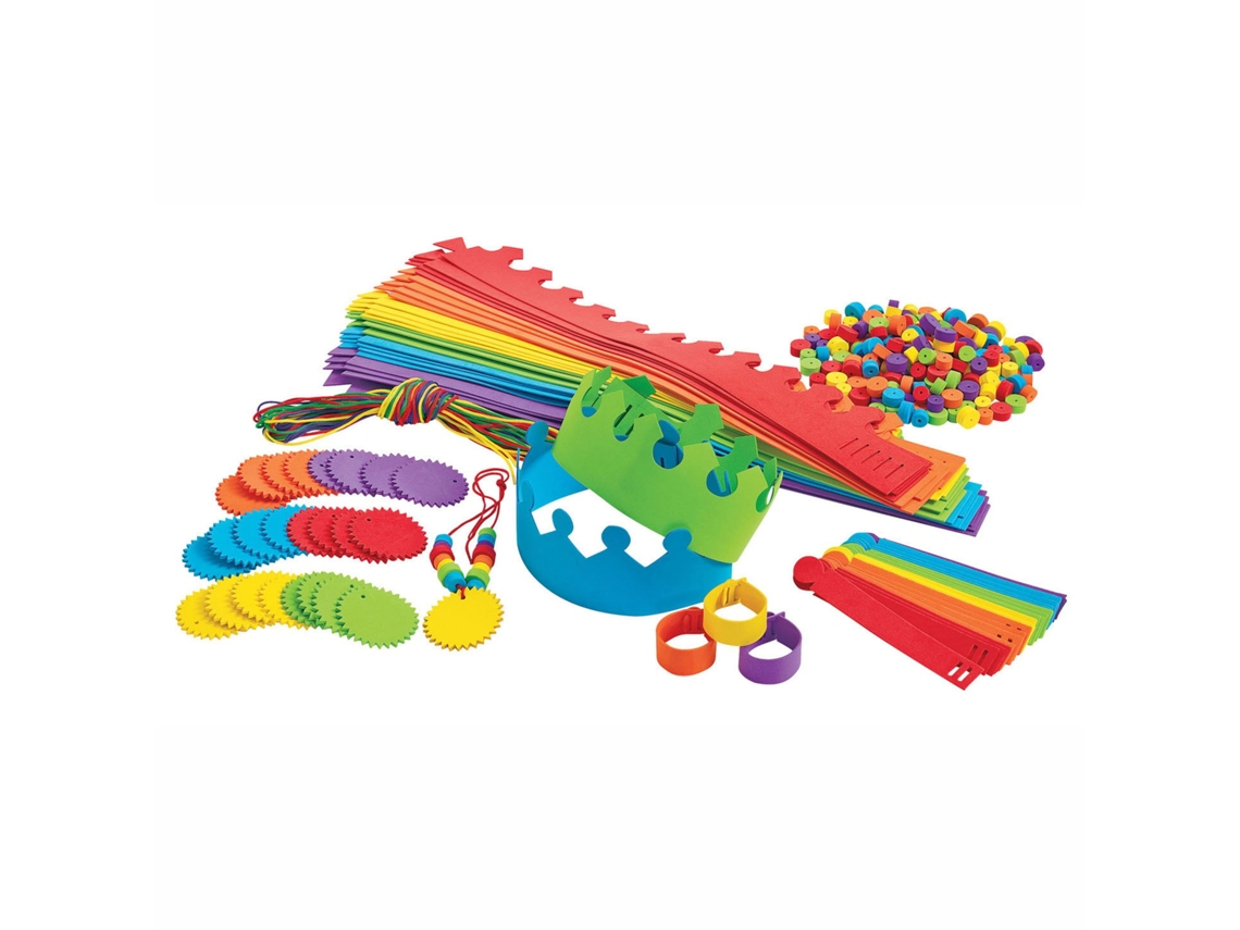 Kit De Artesanato Para Bijuterias De Espuma Colorations 72 Projetos Criativos Para Crianças
