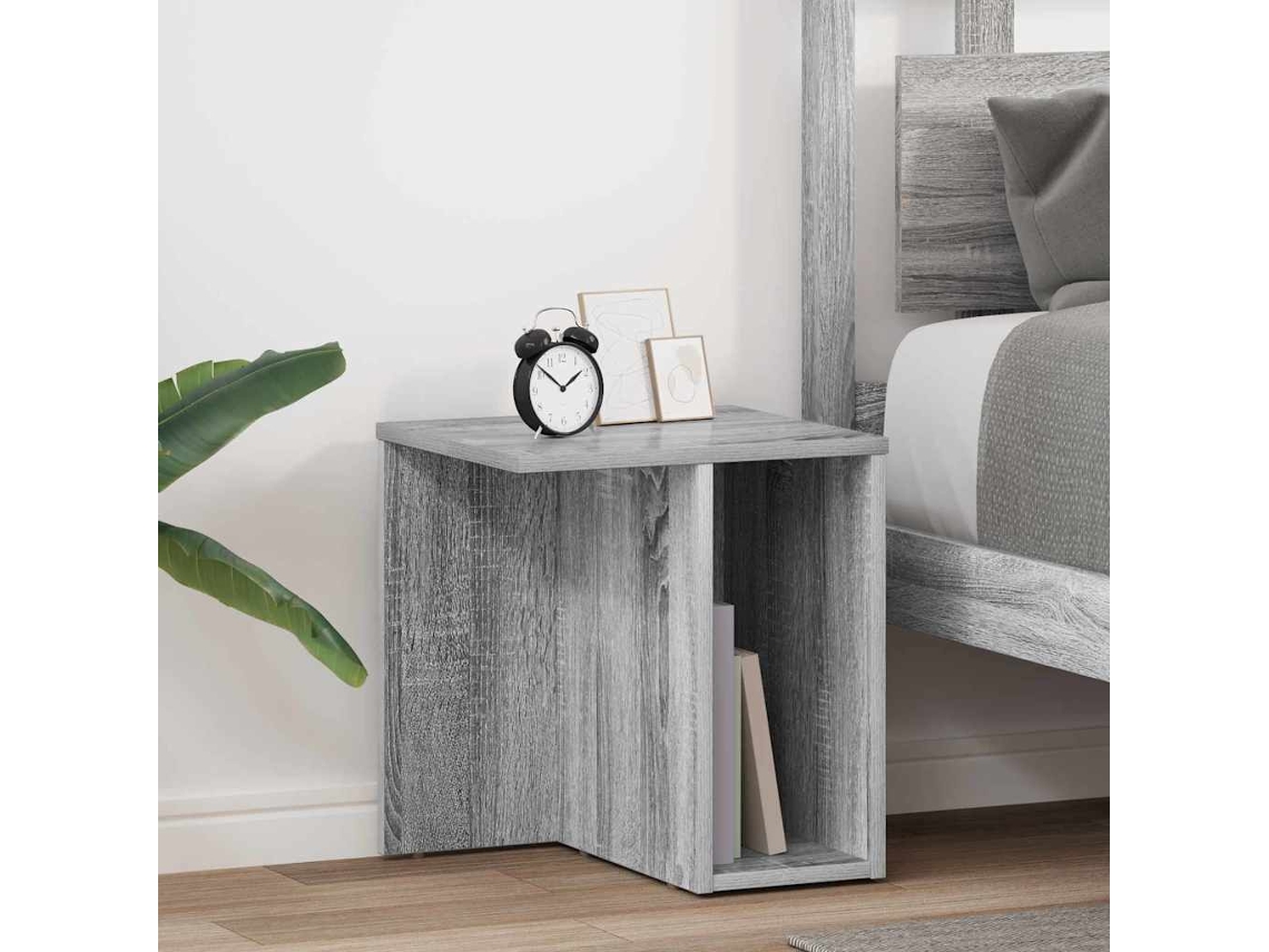 Vidaxl Mesa De Apoio 2 Unid. Cinza Sonoma 37 X 32 X 40 Cm
