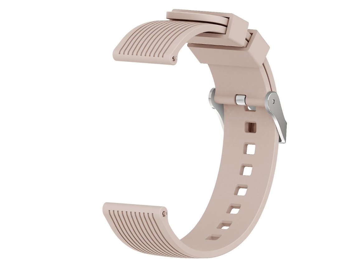 Pulseira de silicone texturizada listrada de 20 mm para smartwatch Garmin Move Luxe/Move Style/Move 3/Move Venu Ly Ebike