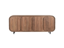 Buffet de teca reciclada com 4 portas Alexandra House Living (200x45x80cm)
