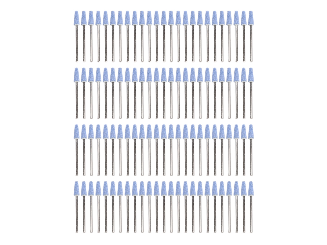 100pcs Bits De Broca Para Unhas Cabeças De Polimento De Quartzo Profissionais Portáteis Para Manicure