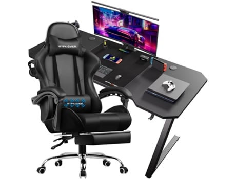 Cadeira Gamer Mesa Gamer Em Z, Ótima Combinação De Relação Qualidade Preço Gtplayer