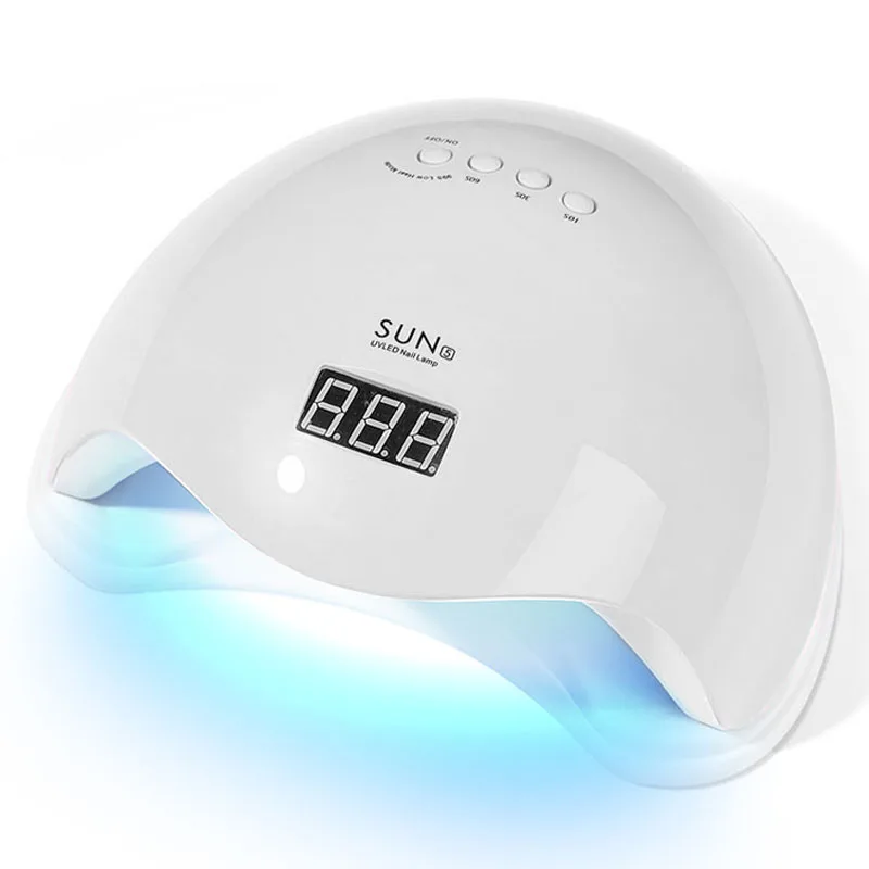 Lâmpada Uv/led Para Unhas, Secador De Unhas Em Gel Com 4 Temporizadores, Sensor Automático E Tela Lcd. Lâmpada Profissional Para Unhas
