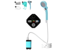 Bomba De Chuveiro Portátil Para Camping, Recarregável, Elétrica, Com Visor Digital Inteligente, 6000mah, Dubuns -aquaforge