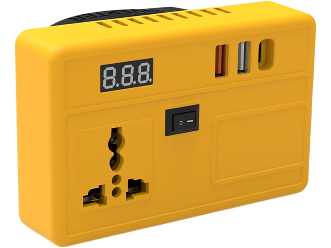 Inversor de bateria para ferramentas elétricas, saída de 21 V para 200-220 V