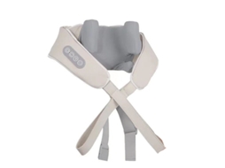 Xale de massagem de pescoço MDUG com aquecimento e cabeças ajustáveis, 6d