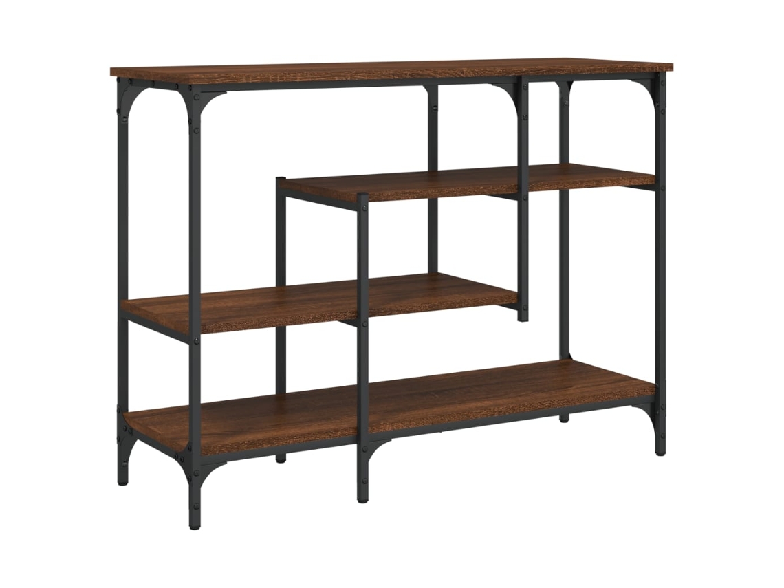 Console Table, Console Tables Vidaxl Marrom Madeira Processada (n/a)